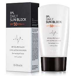 Відновлювальний сонцезахисний крем для обличчя EPL Daily Sun Block Dr. Oracle 50 мл