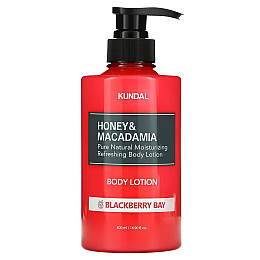 Поживний ароматичний лосьйон для тіла Honey & Macadamia Body Lotion Blackberry Bay Kundal 500 мл