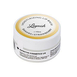 Бальзам для губ Banana+strawberry moisturizing lip balm Lapush 10 мл
