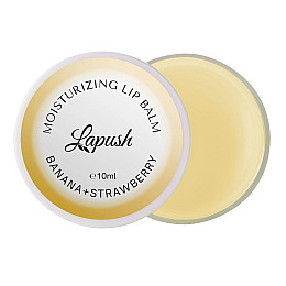 Бальзам для губ Banana+strawberry moisturizing lip balm Lapush 10 мл