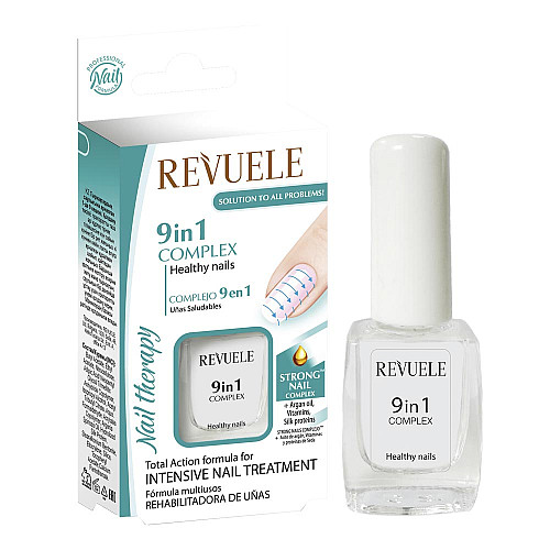 Комплекс 9 в 1 Здоровые ногти NAIL THERAPY Revuele 10 мл