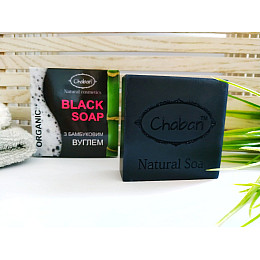 Органическое мыло с бамбуковым углем Chaban 100 г