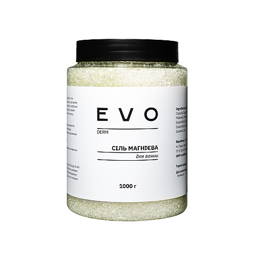 Магниевая соль для ванны EVO derm 1000 г