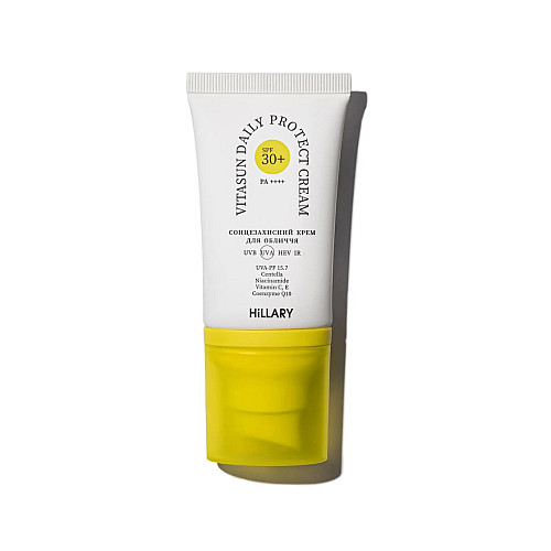 Солнцезащитный крем для лица SPF 30+ VitaSun Daily Protect Cream Hillary 40 мл