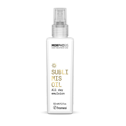 Питательная эмульсия для сухих волос с витамином Е Morphosis Sublimis Oil All Day Emulsion Framesi 150 мл