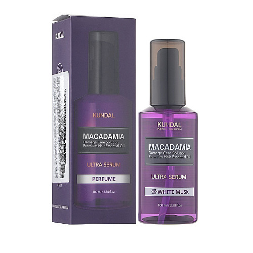 Сироватка для волосся Macadamia Ultra Hair Serum White Musk Kundal 100 мл