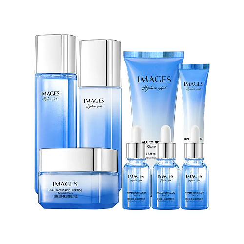 Подарочный набір Images Hyaluronic Acid Peptide Delicate Glowing Set з гіалуроновою кислотою та пептидами (11244-63542)