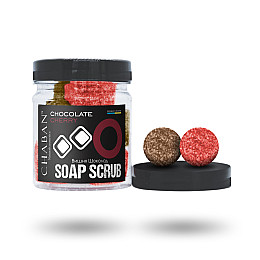 Мыло-скраб шарики для тела Chaban Вишня-шоколад 140 g (180 ml) 00373
