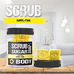 Мило-скраб кубики для тіла Chaban Диня 160 г (200 мл) 00371