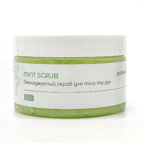 Охлаждающий скраб "Mint Scrub" Podoestet 300 г
