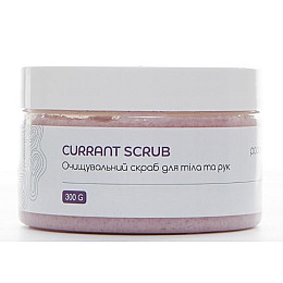 Очищувальний скраб для тіла та рук "Currant scrub" Podoestet 300 г