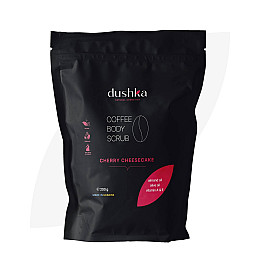 Кофейный скраб для тела Dushka Вишневий чизкейк 200 г