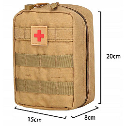 Тактична аптечка армійська для медикаментів Edibazzar Койот (750973650824)