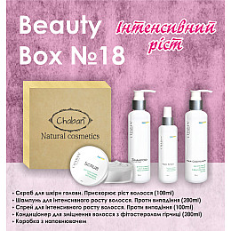 Подарковий набір Chaban Natural Cosmetics Beauty Box Chaban №18 Інтенсивний ріст