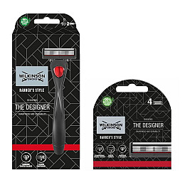 Станок для бритья + кассеты Wilkinson Sword Barber's Style The Designer