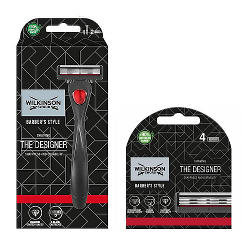 Станок для гоління + касети Wilkinson Sword Barber's Style The Designer