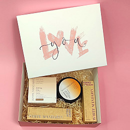 Подарковий набір натуральної косметики на 14 лютого Ніжність WHITE MANDARIN