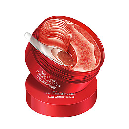 Гидрогелевые патчи Veze Ruby Collagen Moisturizing Eye Mask 80 г в банке с рубиновым коллагеном (11849-69055)