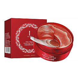 Гидрогелевые патчи Veze Ruby Collagen Moisturizing Eye Mask 80 г в банке с рубиновым коллагеном (11849-69055)