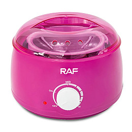 Воскоплав для воска в банке RAF R.438 с регулировкой мощности 400ml 65W Pink (3_04007)
