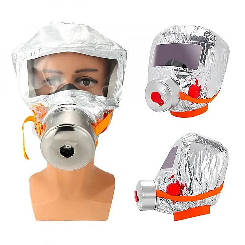 Противогаз маска фильтрующий с клапаном OPT-TOP Fire mask (1756375552)