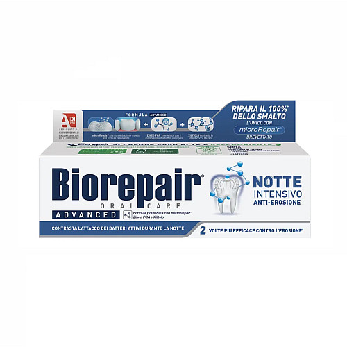 Зубная паста Интенсивное ночное восстановление Biorepair 75 мл (8017331064092)