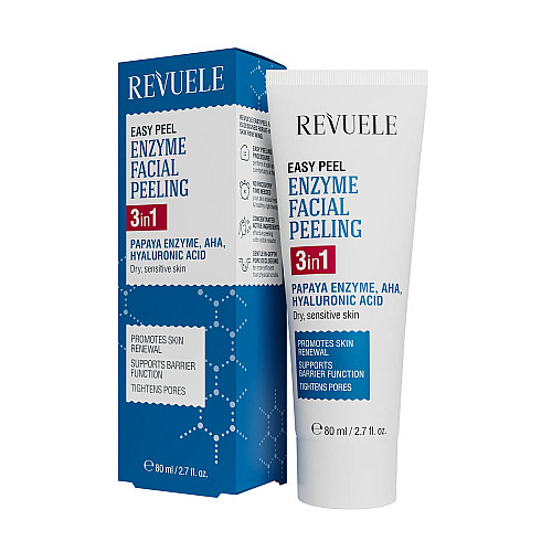 Ензимний пілінг для обличчя Easy Peel 3 в 1 REVUELE 80 мл (5060565107496)