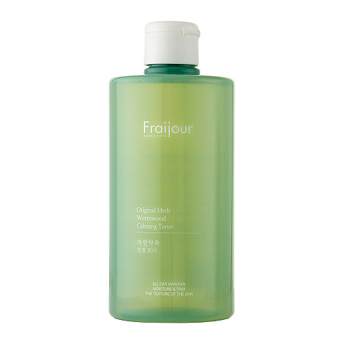 Тонер для обличчя з AHA- BHA-кислотами Fraijour Original Herb Wormwood Calming Toner 500 мл (8802929000473)