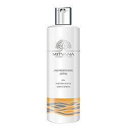 Увлажнюючий лосьйон для обличчя Mitvana Daily Moisturizing Lotion з алое вера, олією оливи, олією пшеничних зародків 200 мл (8906078540528)