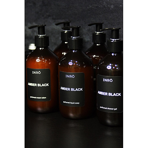 Парфумований крем лосьйон INRO Amber Black 500 мл