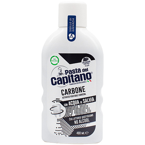 Ополаскиватель Pasta Del Capitano ротової порожнини Carbone 400 мл