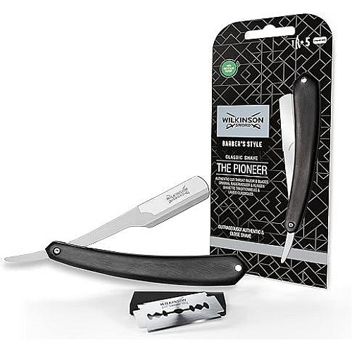 Опасна бритва Wilkinson Sword Barber's Style The Pioneer + 5 лезвів