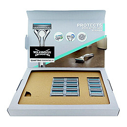 Сменные кассеты Wilkinson Sword Quattro Titanium Sensitive (12 шт.)