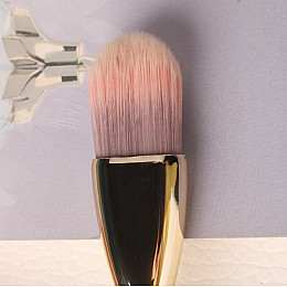 Кисть для нанисения масок и глины Plump mask rose gold