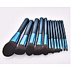 Набор кистей для макияжа 12 штук Beautiful Soffit blue