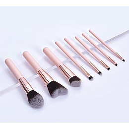 Набор кистей для макияжа Belamo beige 8 шт Moki