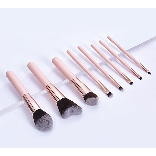 Набор кистей для макияжа Belamo beige 8 шт Moki