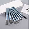 Набор кистей для макияжа мини в дорогу R&G Trevel set blue 8 шт с чехлом