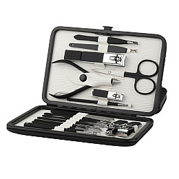 Манікюрний набір SEAWAVE 18 предметів чорний