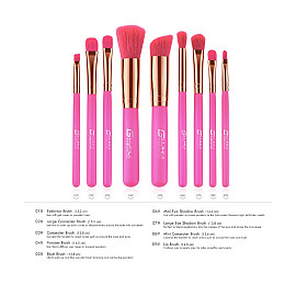 Набор кистей для макияжа Rozy Gungi mini розовый 9 шт