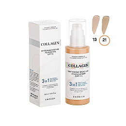 Тональний крем для обличчя Enough Collagen Whitening Moisture Foundation SPF15 21 100 мл (8809474497079)