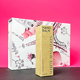 Подарунковий набір косметики для улюбленої жінки по догляду за тілом і руками White Mandarin КРАСА КЛЕОПАТРИ (9990033)