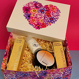 Подарковий набір натуральної косметики по догляду за тілом White Mandarin NATURAL BODY (9990047)