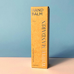 Подарковий набір натуральної косметики по догляду за руками та тілом Бархатне Дотик White Mandarin 4 шт (9990054)