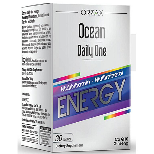 Вітамінний комплекс Orzax Ocean Daily One Energy 30 таблеток (0025)