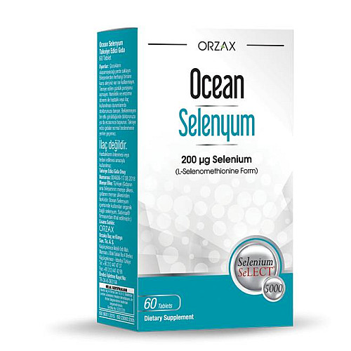 Вітамінний комплекс Orzax Ocean Selenyum 200 мкг 60 таблеток (0031)
