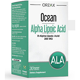 Вітамінний комплекс Orzax Ocean Alpha Lipoic Acid 200 мг 30 капсул (0036)