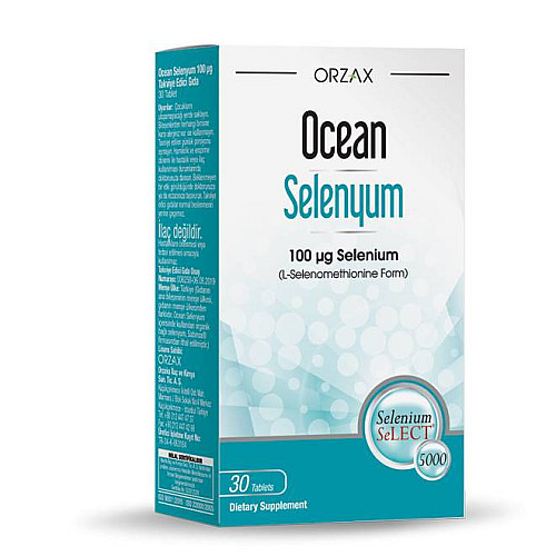 Витаминный комплекс Orzax Ocean Selenyum 100 мкг 30 таблеток (0037)