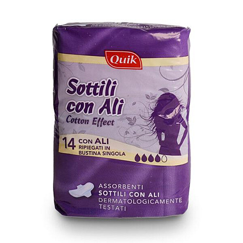 Гигиенические прокладки Cardificio Italiano Quik Sottili conali 14 шт (2081988205)