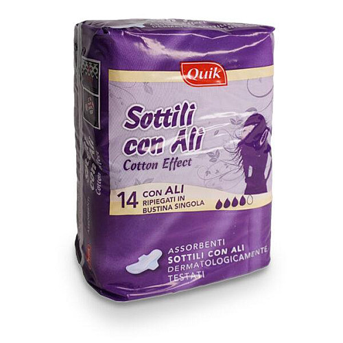 Гигиенические прокладки Cardificio Italiano Quik Sottili conali 14 шт (2081988205)